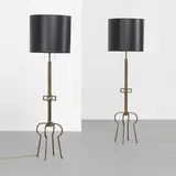 Tommi Parzinger, floor lamps, pair