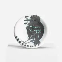 Bird with Worm bowl by Pablo Picasso, 1952, enameled earthenware with oxidized paraffin decoration, sold Sep 2013