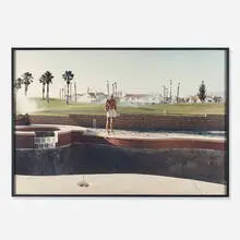 Empty Pool (from Pictures from Home) by Larry Sultan, 1991, c-print, sold Sep 2013