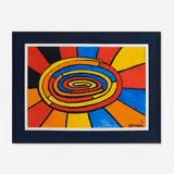 Jeux de l'Oie by Alexander Calder, 1970, gouache on paper, sold Sep 2013