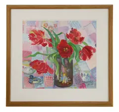 Untitled by Jenny Devereux, pencil and watercolour 52 x 36cm (2), sold Aug 2019