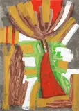 Ernesto Shikhani, Untitled, mixed media on paper