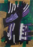 Ernesto Shikhani, Untitled, acrylic on paper