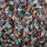 Wisdom, Draped Figuration V, acrylic on canvas