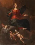 Andrea Vaccaro, The Assumption of the Virgin, oil on canvas