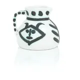 Têtes by Pablo Picasso, white earthenware ceramic pitcher with black oxide and white glaze, sold Dec 2023