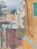 Village, Spain by Earl George Alexander Eugene Douglas Haig, oil on canvas, laid on board, sold Dec 2023
