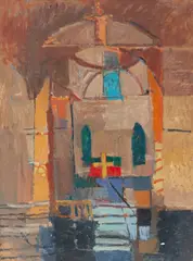 Earl George Alexander Eugene Douglas Haig O.B.E., A.R.S.A., F.R.S.A., Santa Maria dei Miracoli, oil on canvas