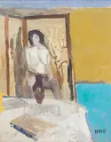 The Model by Earl George Alexander Eugene Douglas Haig, oil on canvas, sold Dec 2023