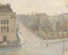 David Graham, Thurloe Square, oil on canvas