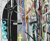 Caroline McNairn, Winter Wood, oil on canvas