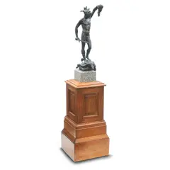 Benvenuto Cellini, late 19th century Italian patinated bronze figure of the Triumph of Perseus, patinated bronze