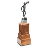 Benvenuto Cellini, late 19th century Italian patinated bronze figure of the Triumph of Perseus, patinated bronze