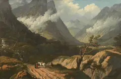 John Knox, Glencoe, oil on canvas