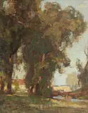 Robert Hope Rsa, East Lothian landscape, oil on canvas