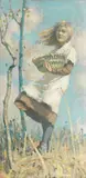 George Telfer Bear, Breezy day, oil on canvas