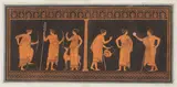 Collection of Etruscan, Greek and Roman Antiquities from the Cabinet of the Honourable William Hamilton by William Hamilton & Pierre Francois Hughes d'Hancarville, Five etchings with hand colouring, 1766, on laid paper, 21 x 42.5cm. (8 1/4 x 16 3/4in.)(Plate)(and smaller)(4 framed) (, sold Dec 2023