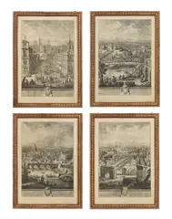 Giuseppe Vasi, Four Views of Rome