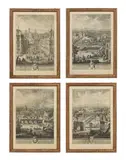 Giuseppe Vasi, Four Views of Rome