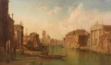 Alfred Pollentine, The Grand Canal, Venice, with the Church of San Eustachius (Stae)