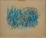 American School, Untitled, oil stick on paper