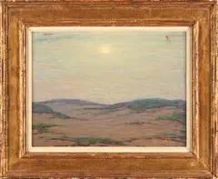 James Knox, Rolling Hills Under a Grey Sky
