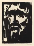 Emil Nolde, Der Prophet, 1912, Holzschnitt auf Velin