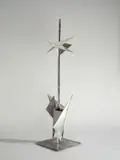 Hermann Glöckner, Mast mit zwei Faltungszonen (Modell)