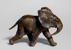Elefant by Renée Sintenis, 1954, Bronze mit brauner Patina, sold Dec 2023