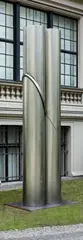 Erich Hauser, Doppelsäule 16/68, 1968, Stahl. Höhe: 420 cm (165 ⅜ in.)