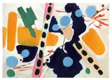 Ohne Titel by Ernst Wilhelm Nay, 1954, Gouache, Deckweiß und Öl auf Papier, sold Jun 2010