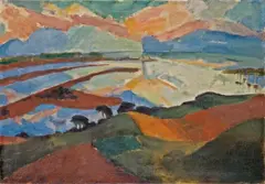Hiddensee by Max Kaus, 1922, Öl auf Leinwand, sold May 2008