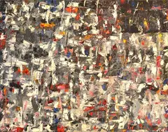 Peter Stephenson, Flag 2, 1998, oil on canvas