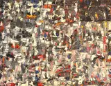 Peter Stephenson, Flag 2, 1998, oil on canvas