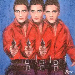 Dennis Ropar, Elvis, oil on canvas