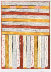 Pedro Wonaeamirri, Yirrinkrupwoja (Body Paint No. 1), 2004, lithograph 7/55