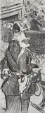 Jacques Villon, Bal au Moulin-Rouge (Garde Municipale), 1910, etching, fourth state