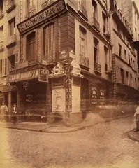 Street of Paris, France, by Eugène Atget, 1880, albumen print, sold Dec 2013