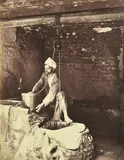 Hippolyte Béchard, i. Untitled (Arabian Tailoring Shop),, circa 1869-75, two albumen prints