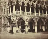 Bisson Frères, Royal Palace detail (Palais Ducal), Venice,, 1858, albumen print from wet plate negative