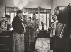 Robert Doisneau, L'Accordeoniste,, 1953, silver gelatin print