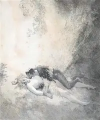 Norman Lindsay, Robin Hood, 1920, etching, soft ground, engraving and stipple 72/133