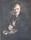 John Shirlow, Self-Portrait, 1930, etching