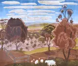 Helen Ogilvie, Sheep in Landscape
