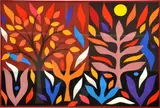 John Coburn, Autumn, 1988, screenprint 33/99