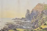 Eugene von Guerard, Castle Rock, Cape Schanck