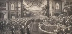 Charles Nuttall, The Opening of the First Commonwealth Parliament, 1902, engraving