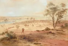 View of Parramatta by S.T. Gill, watercolour, sold Dec 2013