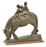 Stanley James Hammond, On Horseback, bronze on timber base 4/5