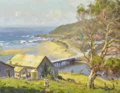 William Rowell, Wye River Vista, oil on canvas